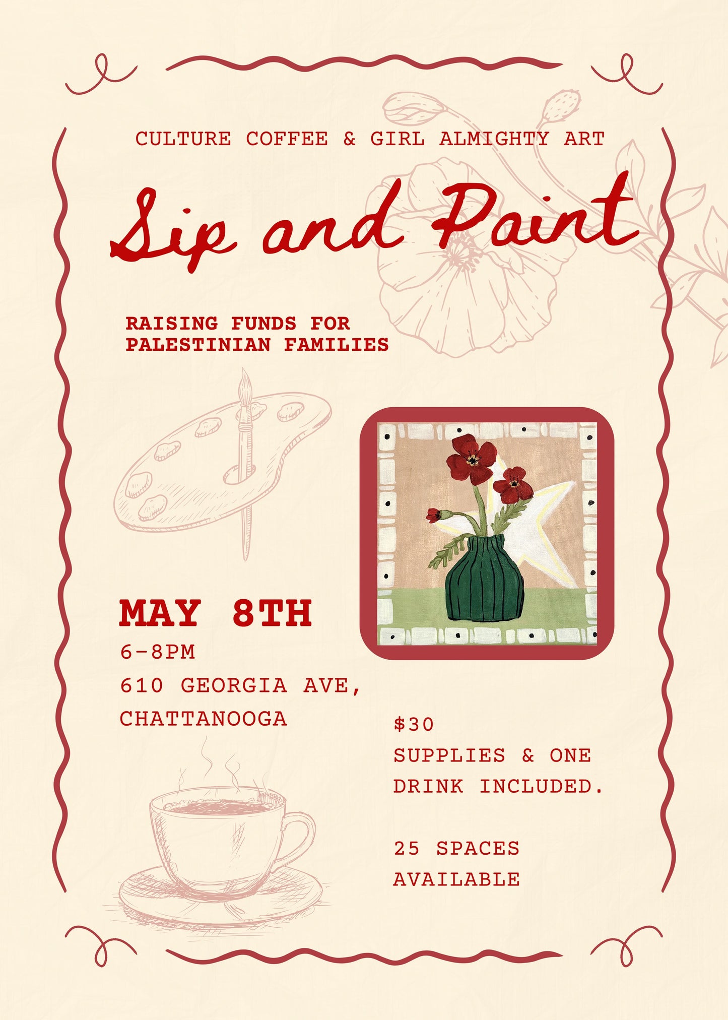 Sip and Paint- May 8th